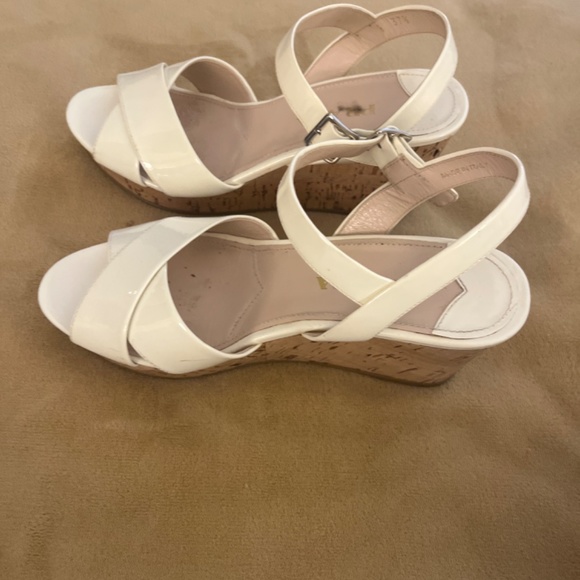 Prada shoes white patent leather wedges - Picture 4 of 8